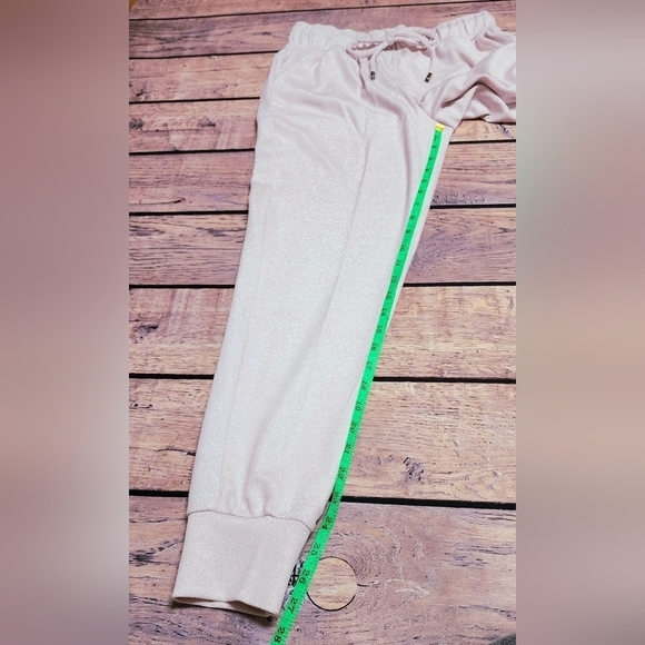 INC Shimmering High Rise Joggers Pink Size Small - New With Tags - Picture 4 of 5